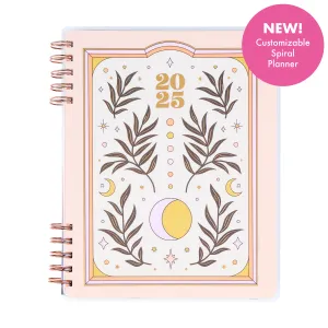 2025 Desert Mystic Customizable Spiral Planner - Classic Dashboard Layout - 12 Months