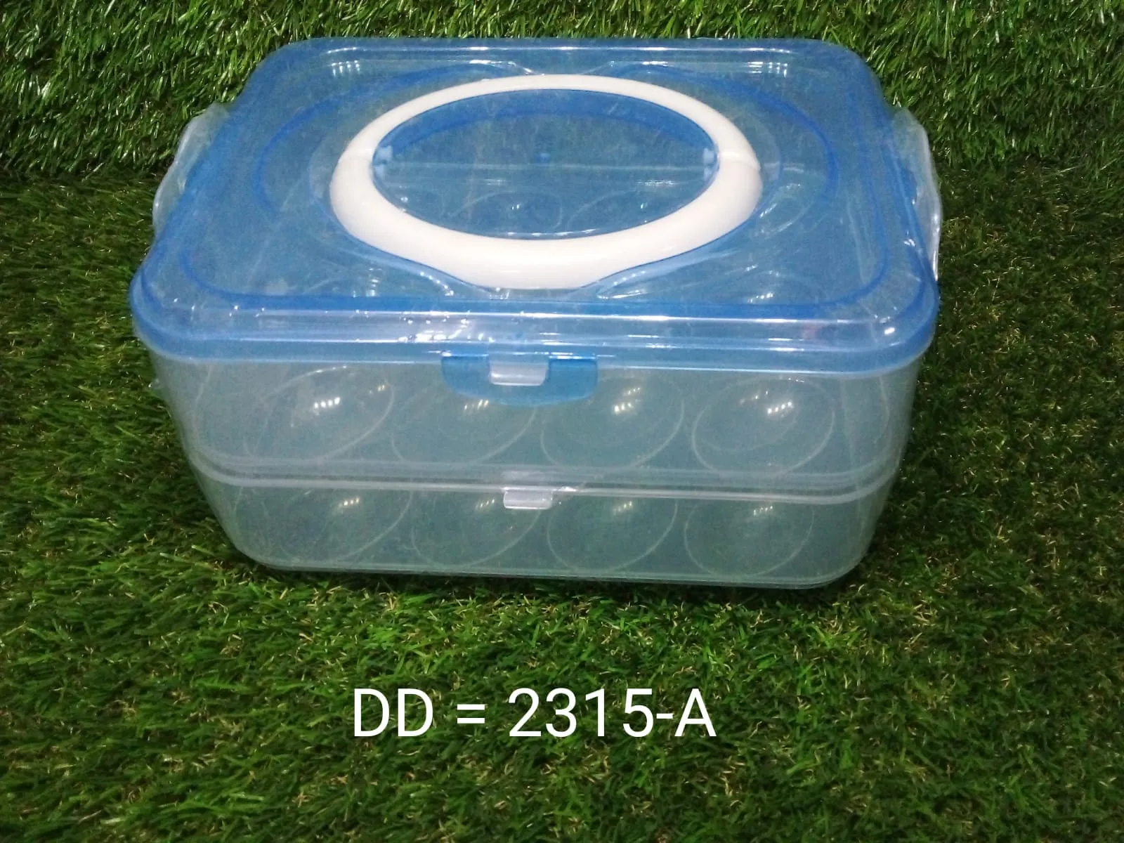 2263 Double Layer 24 Grid Egg Storage Box for Egg Storage Container