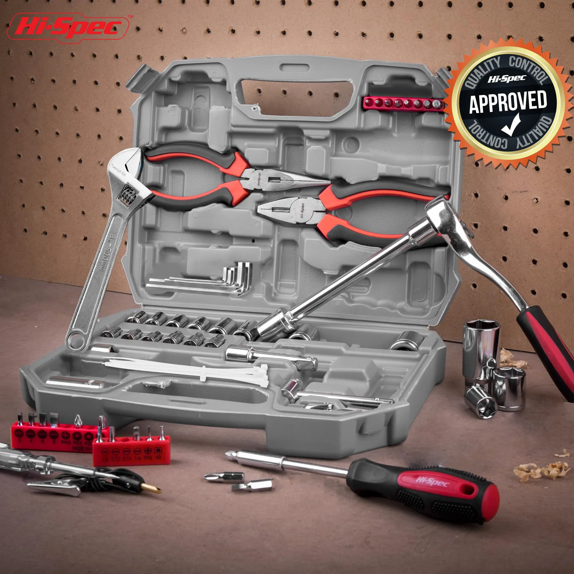 67pc METRIC Auto Mechanics Sockets and Hand Tool Kit Set. Portable DIY Set for Car, Motorcycle, Engine & Garage Repairs