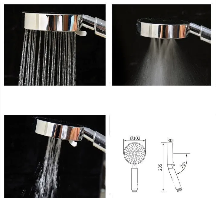 ABS Handheld Multi-Function Supercharged Shower Head