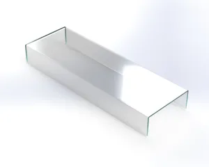 Acrylic Replacement Shelf for Ikea Cabinet - Blaliden - 1 Tier