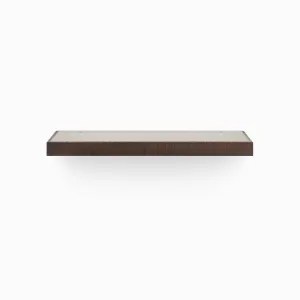 Aksel Inlay Espresso Rustic Floating Shelf