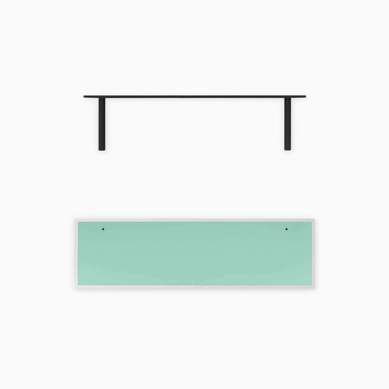 Aksel Inlay White Floating Shelf