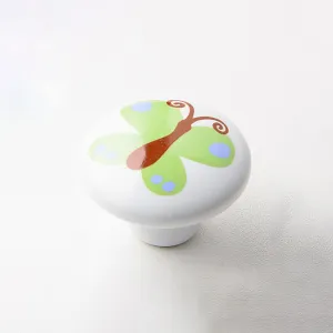 Animal Knob | Green Butterfly