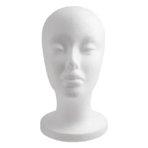 Annie Polystyrene Foam Wig Head 10.5 Inch Tall