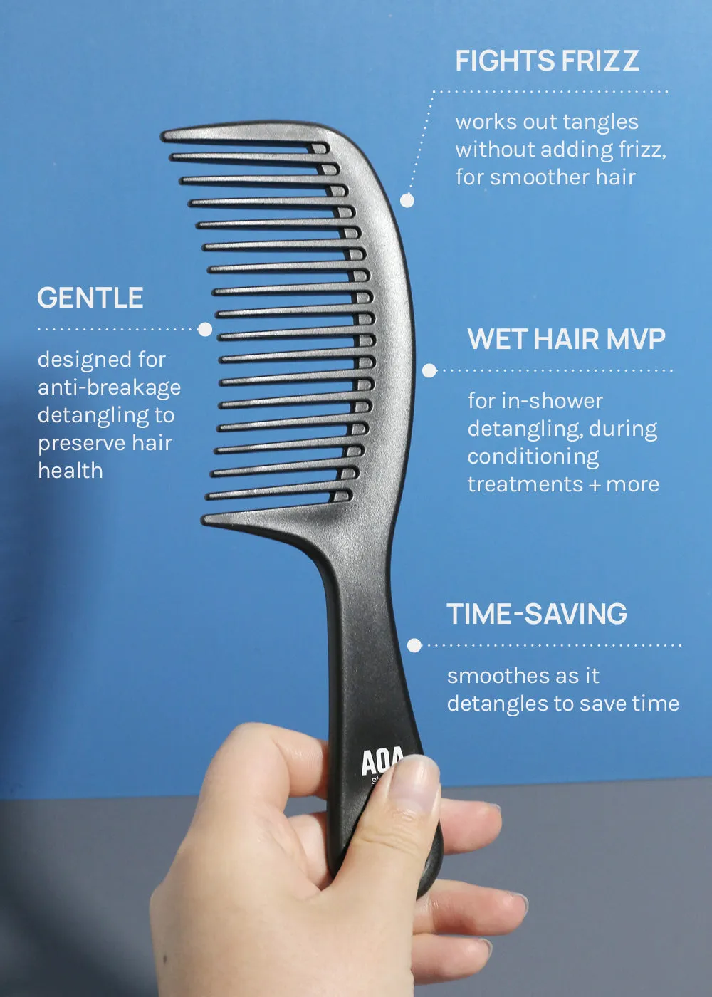 AOA In-Shower Comb