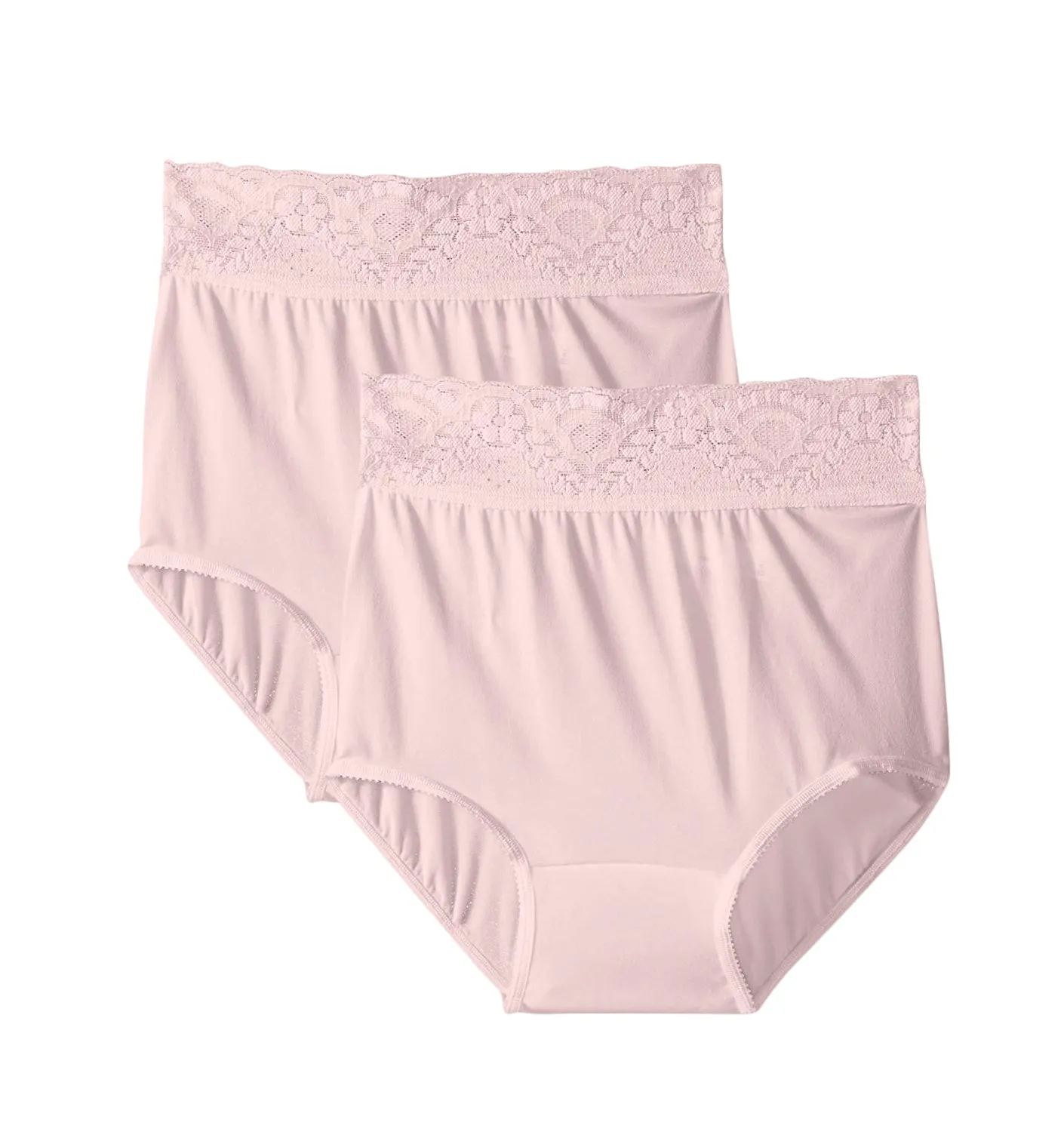 Bali Lacy Skamp Brief Panty-Pack