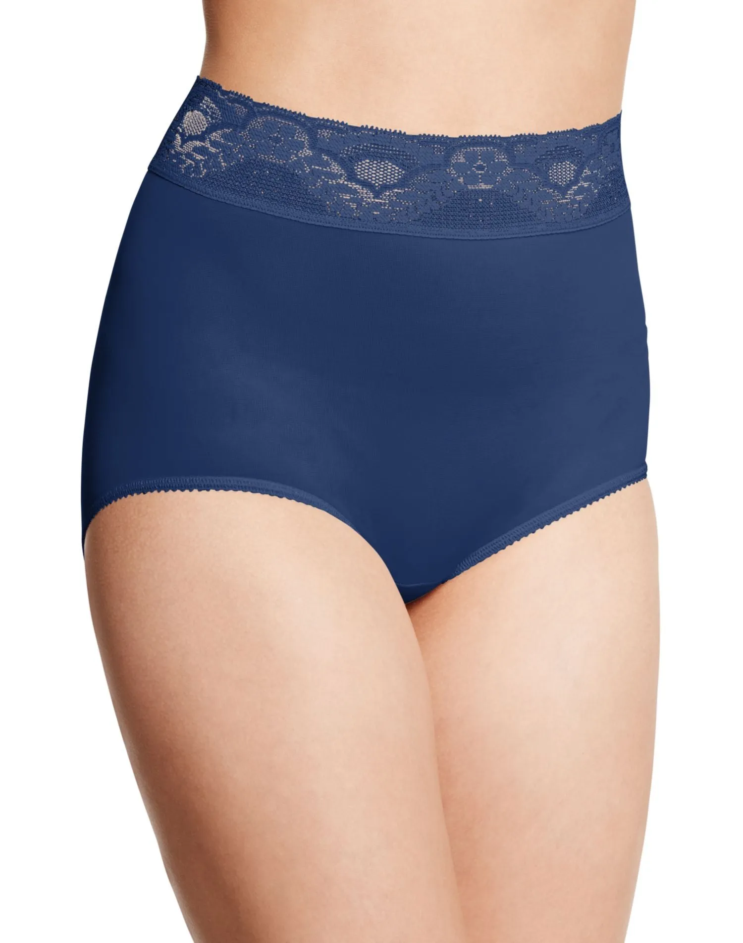 Bali Lacy Skamp Brief Panty-Pack