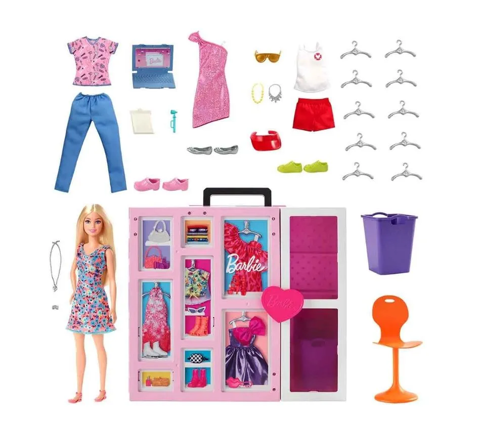 Barbie Dream Closet Doll And Playset