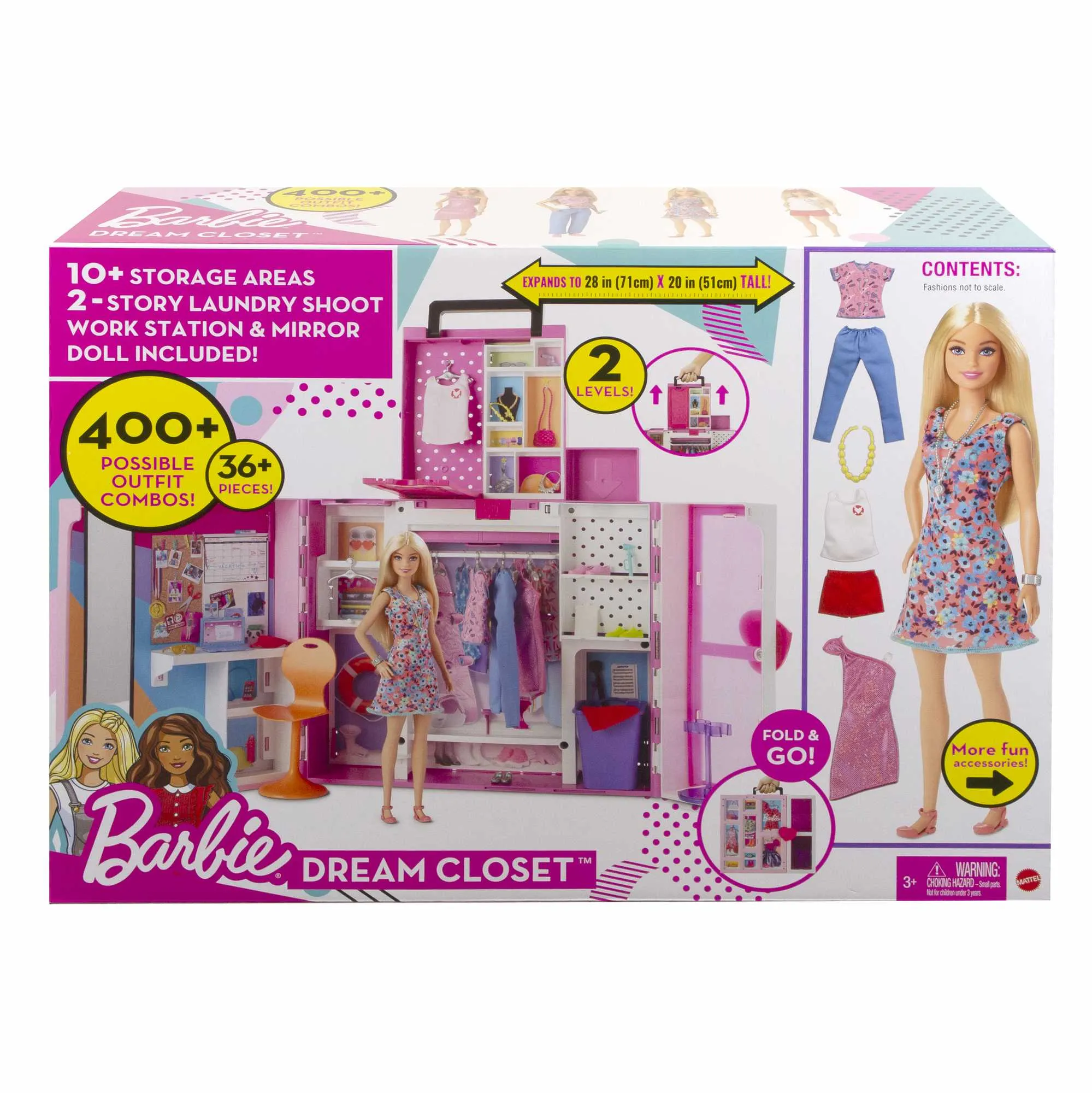 Barbie Dream Closet Doll And Playset