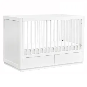 Bento 3 in 1 Convertible Storage Crib with Toddler Bed Conversion Kit