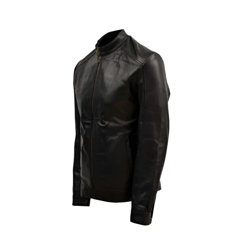 Biker Men's Sheep Leather Jacket – Sleek & Durable