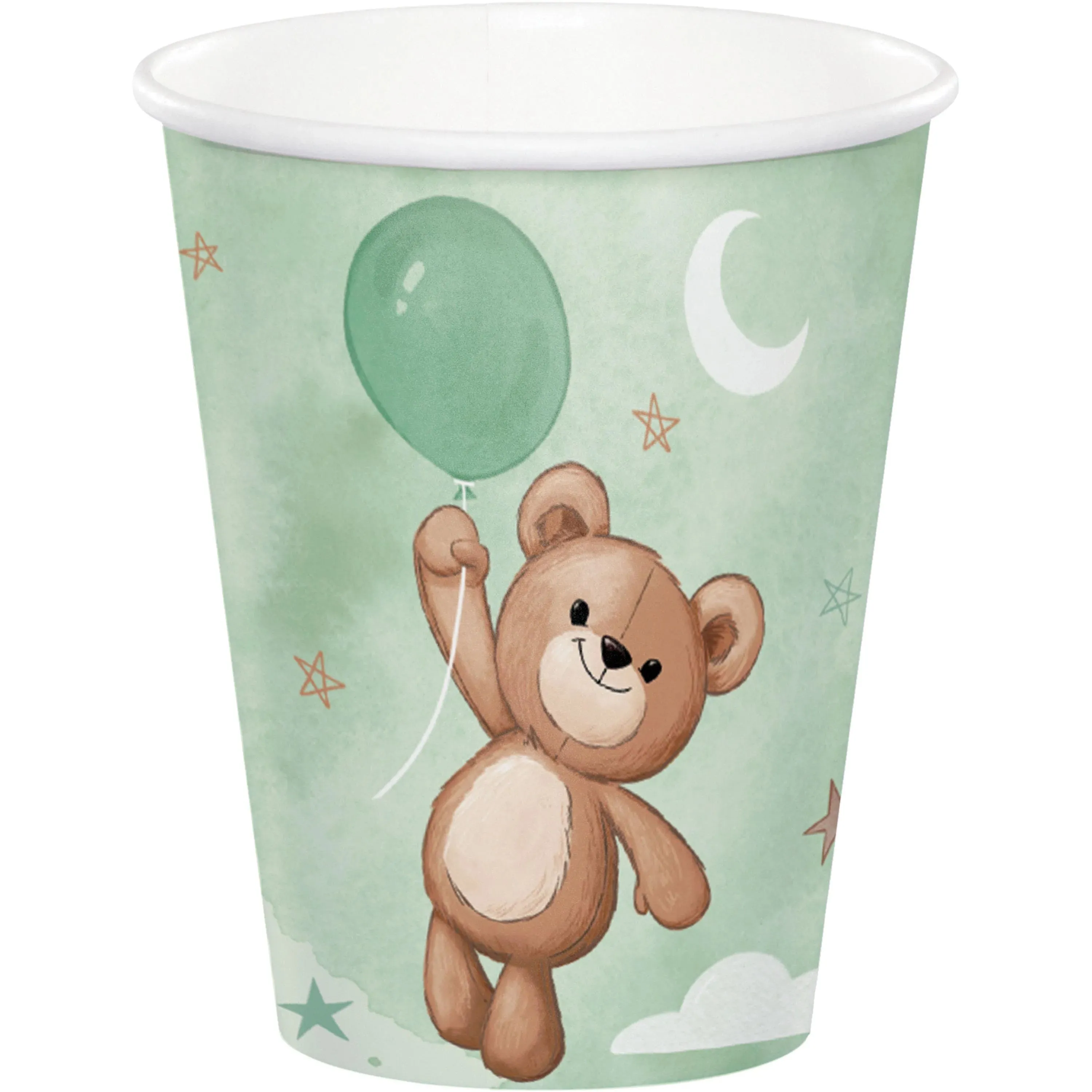 Bulk Teddy Bear Hot/Cold Paper Cups 9oz. (96 per Case)