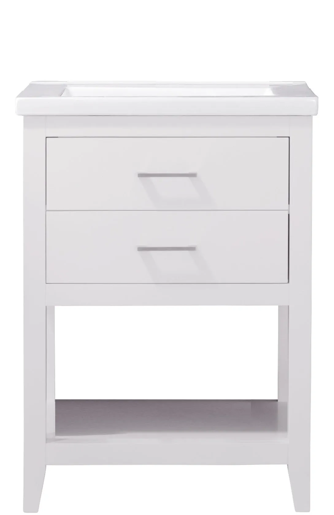 Cara 24" Single Sink Vanity with Porcelain Top