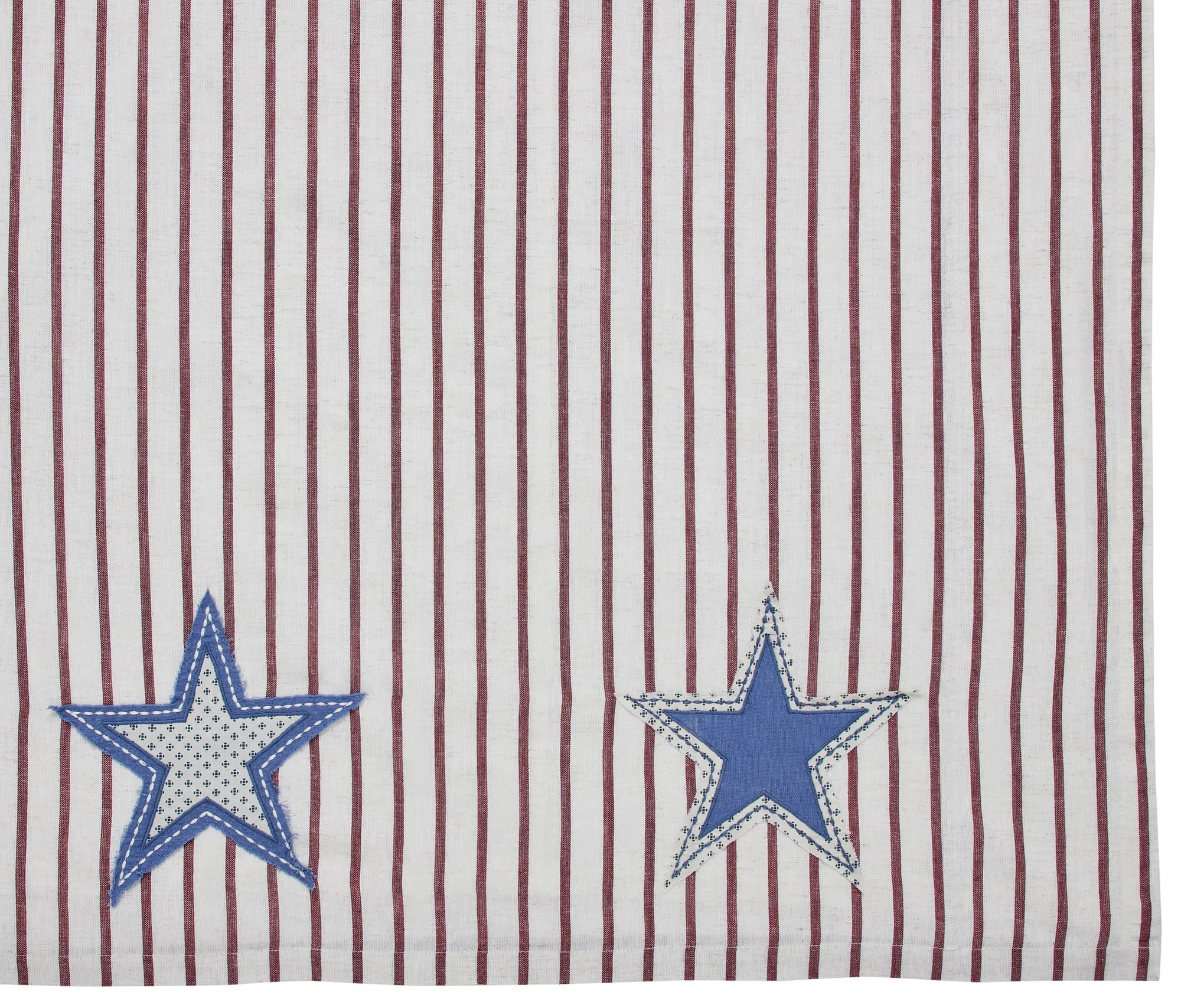 Celebration Applique Star Shower Curtain 72x72