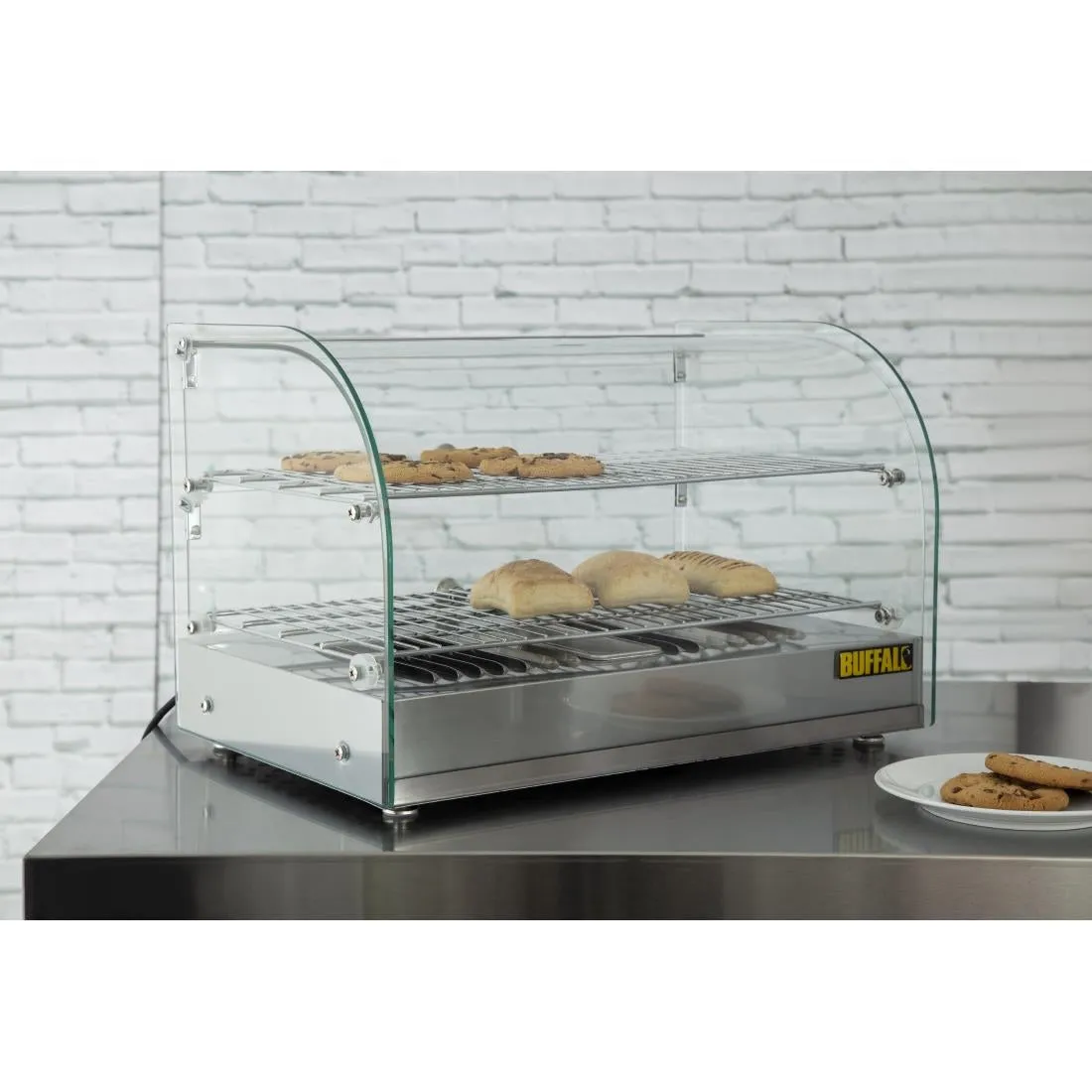 CK916 Buffalo Countertop Heated Food Display 554mm