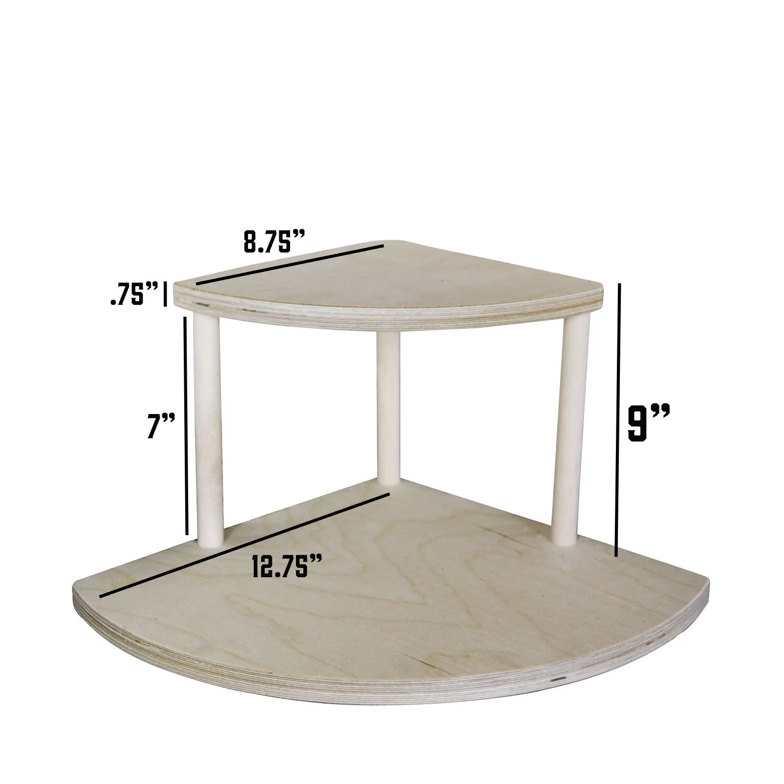 Counter Caddies™ -  9" Tall "FRUIT" Themed - Available in Black and Stain