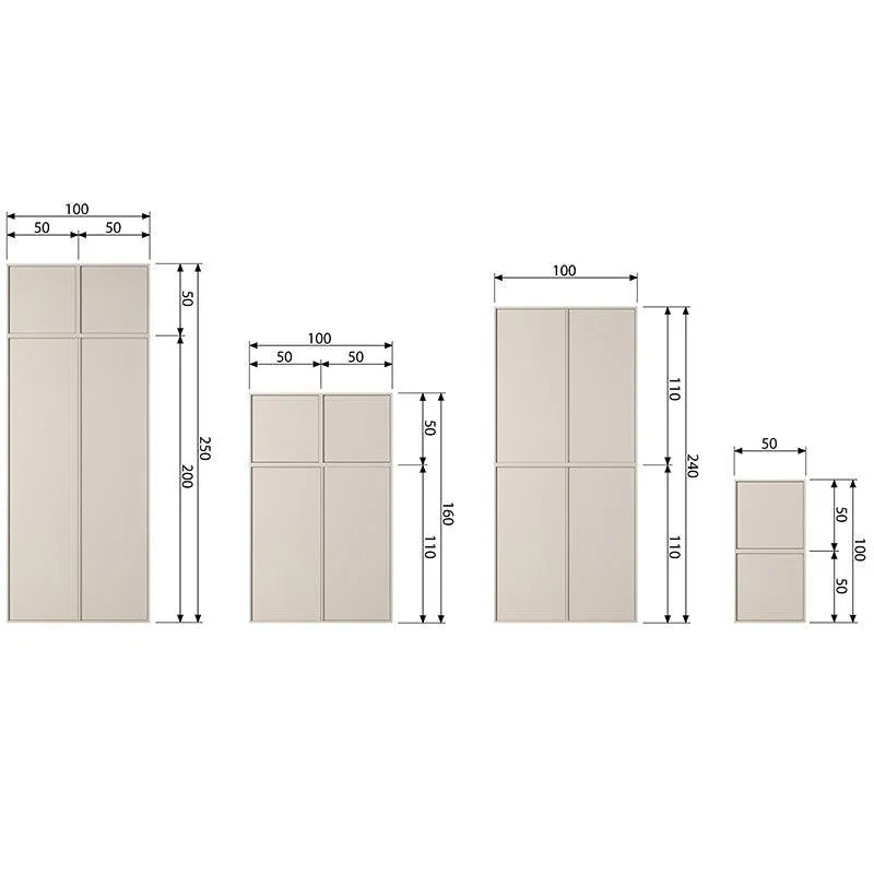 Daily Single Closet 110x50 cm