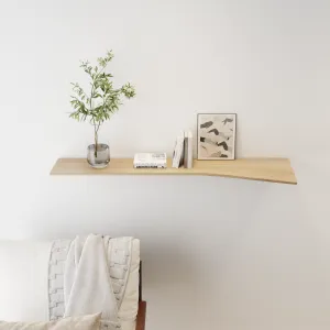 Floating Wall Shelf Curved - Edge