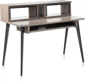 Gator Frameworks GFW-ELITEDESK-GRY Elite Series Main Desk - Driftwood Grey