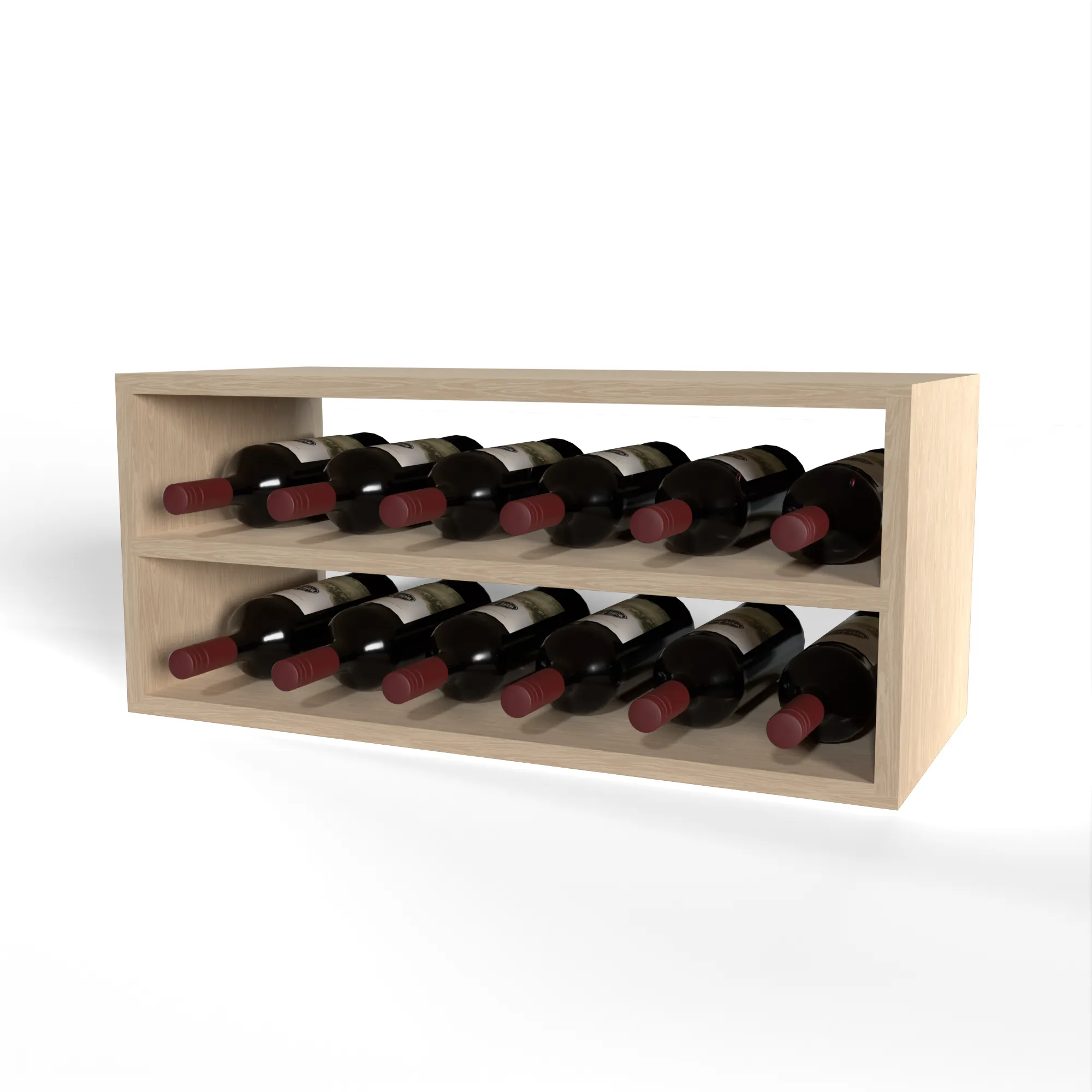 GrandCellar™ - 6 Column Full-Depth Wine Shelf - 12"