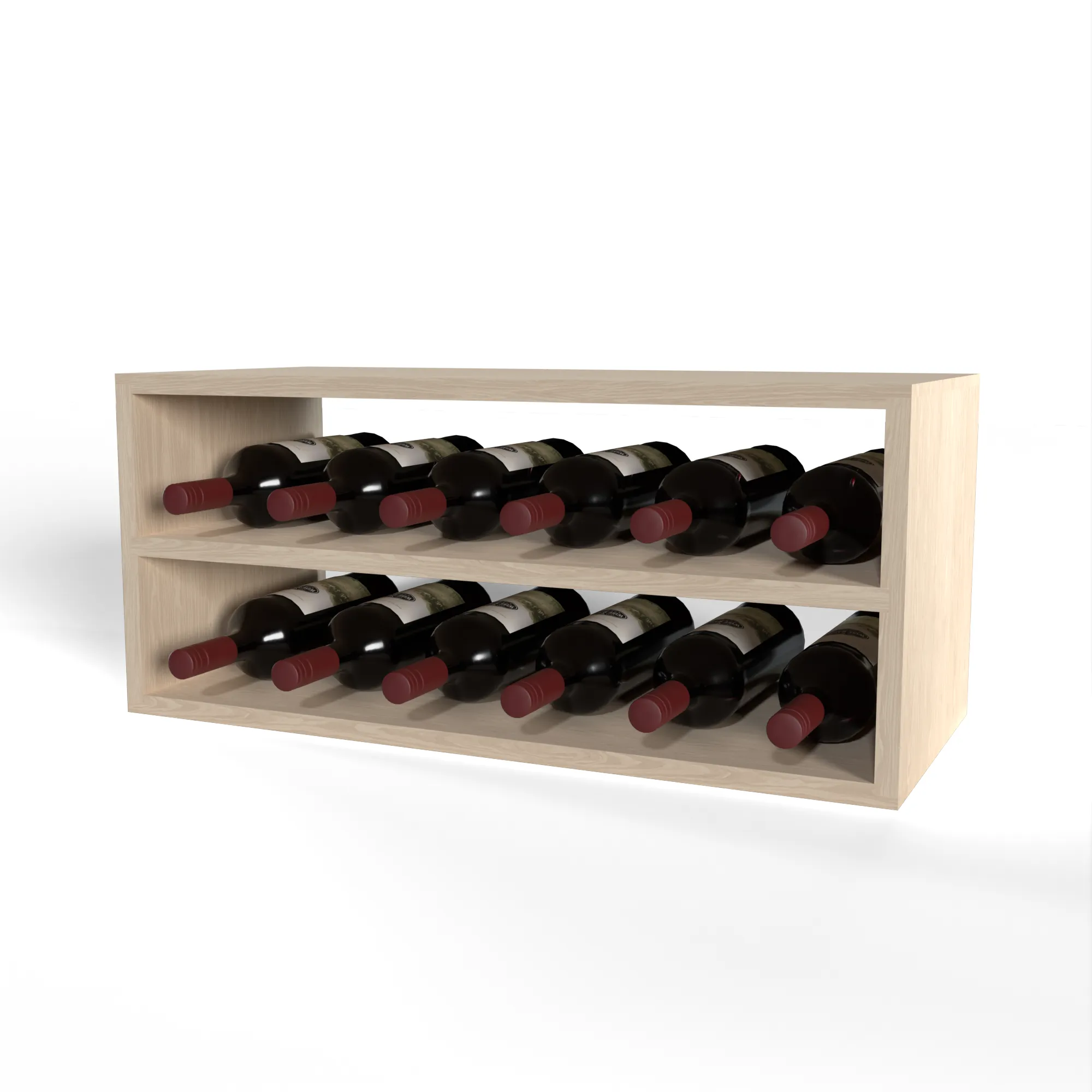 GrandCellar™ - 6 Column Full-Depth Wine Shelf - 12"