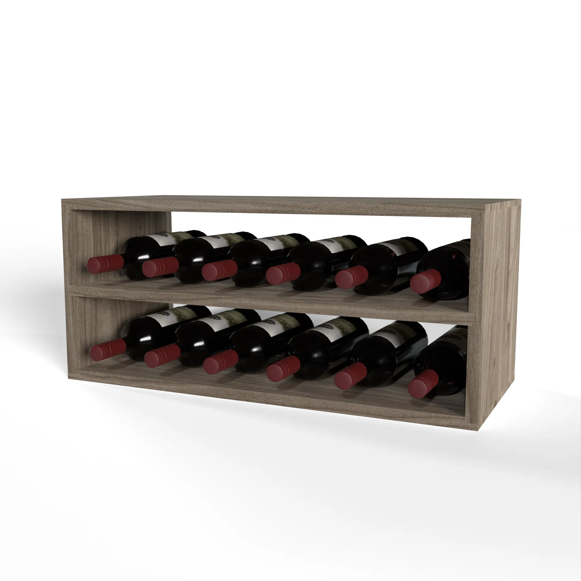 GrandCellar™ - 6 Column Full-Depth Wine Shelf - 12"