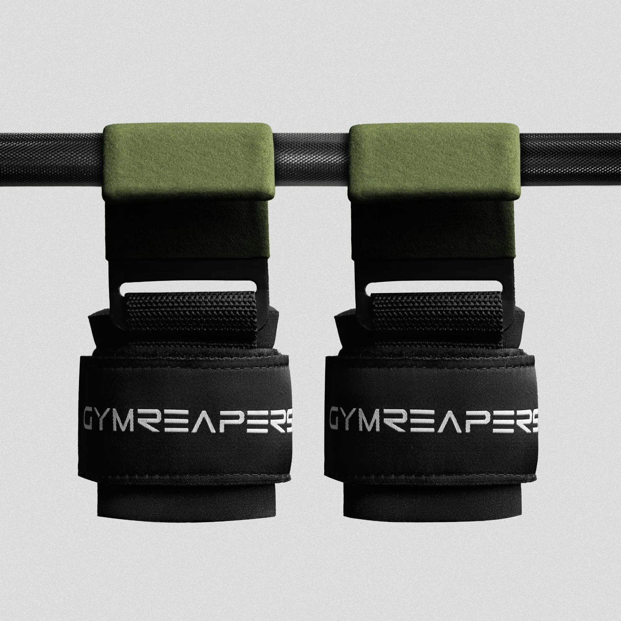 Gymreapers Lifting Hooks - OD Green