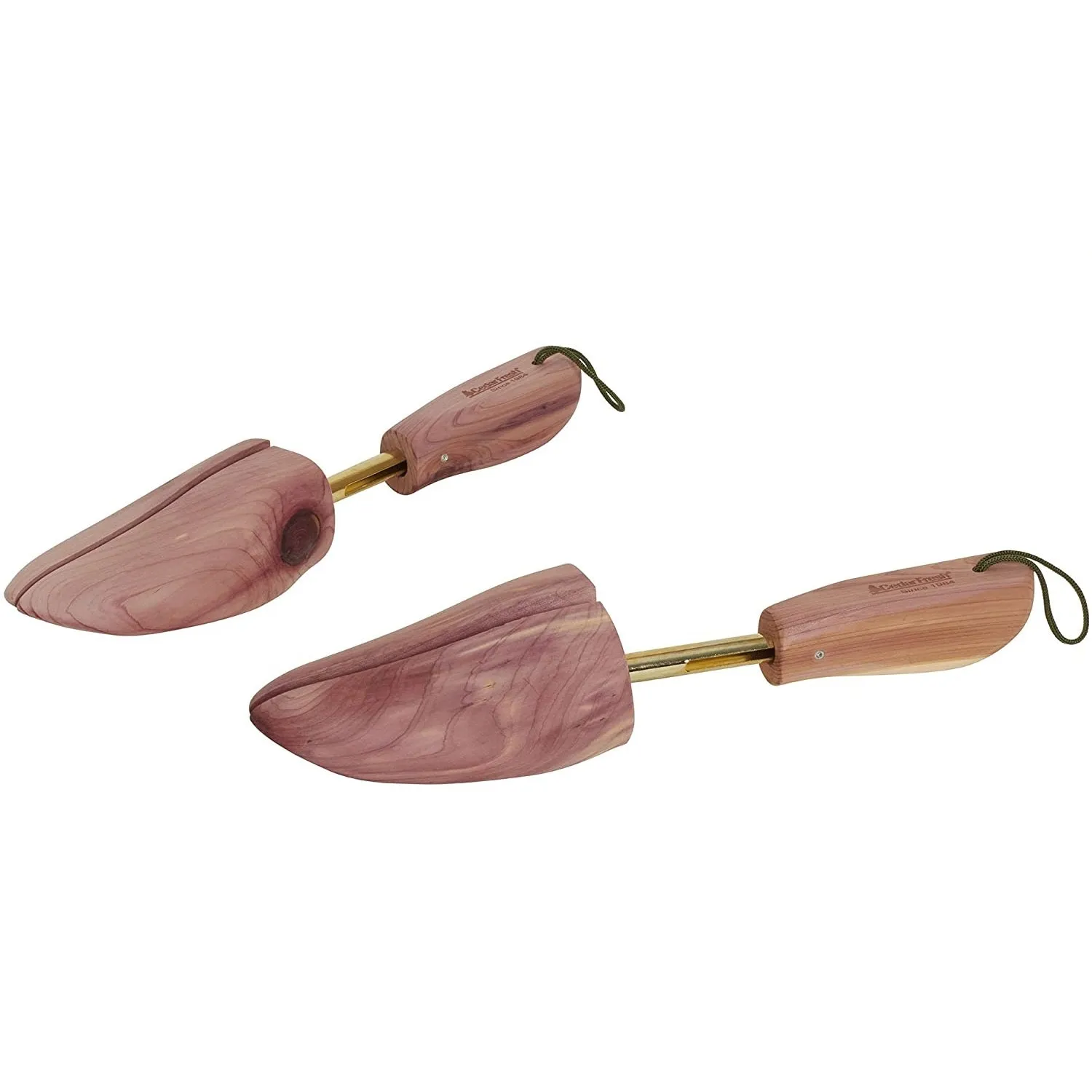 Household Essentials 77440-1| Fresh Men's Cedar Shoe Trees with Hanging Strap