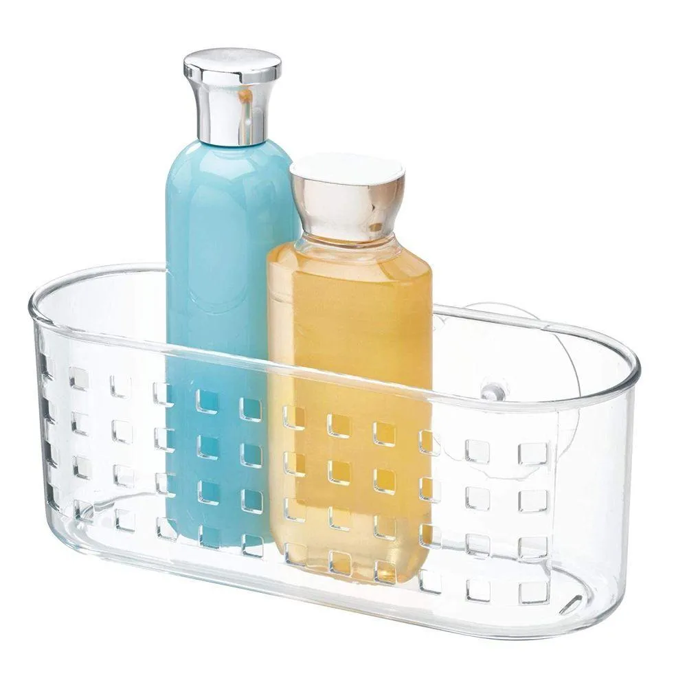 iDesign Classic Suction Shower Basket Large