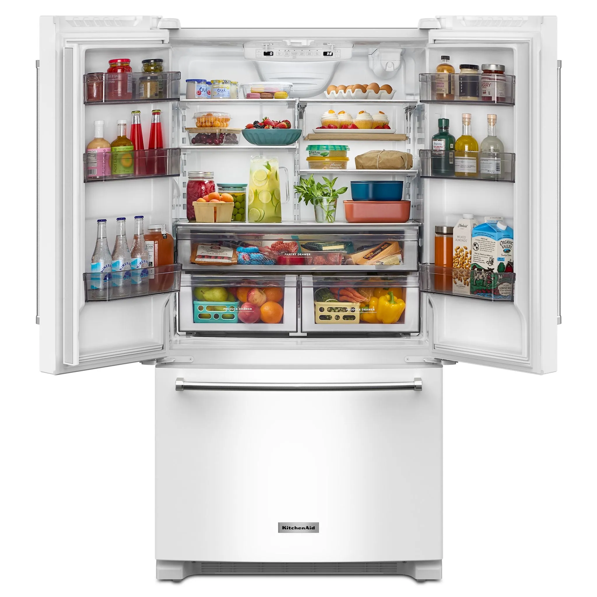 KitchenAid French Door Fridge (KRFC136RWH) - White