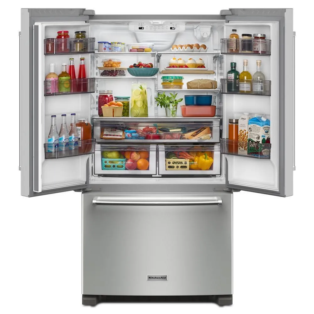 Kitchenaid KRFC136RPS 20 cu. ft. 36-Inch Width Counter-Depth French Door Refrigerator with Interior Dispense