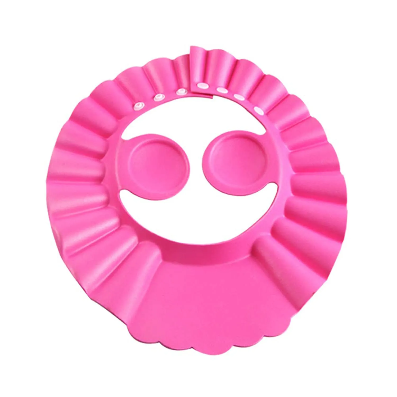 Kuber Industries Soft EVA Foam Adjustable Baby Shower Bathing Protection Cap (Pink)-HS_38_KUBMART21348 (Model: HS_38_KUBMART021348)