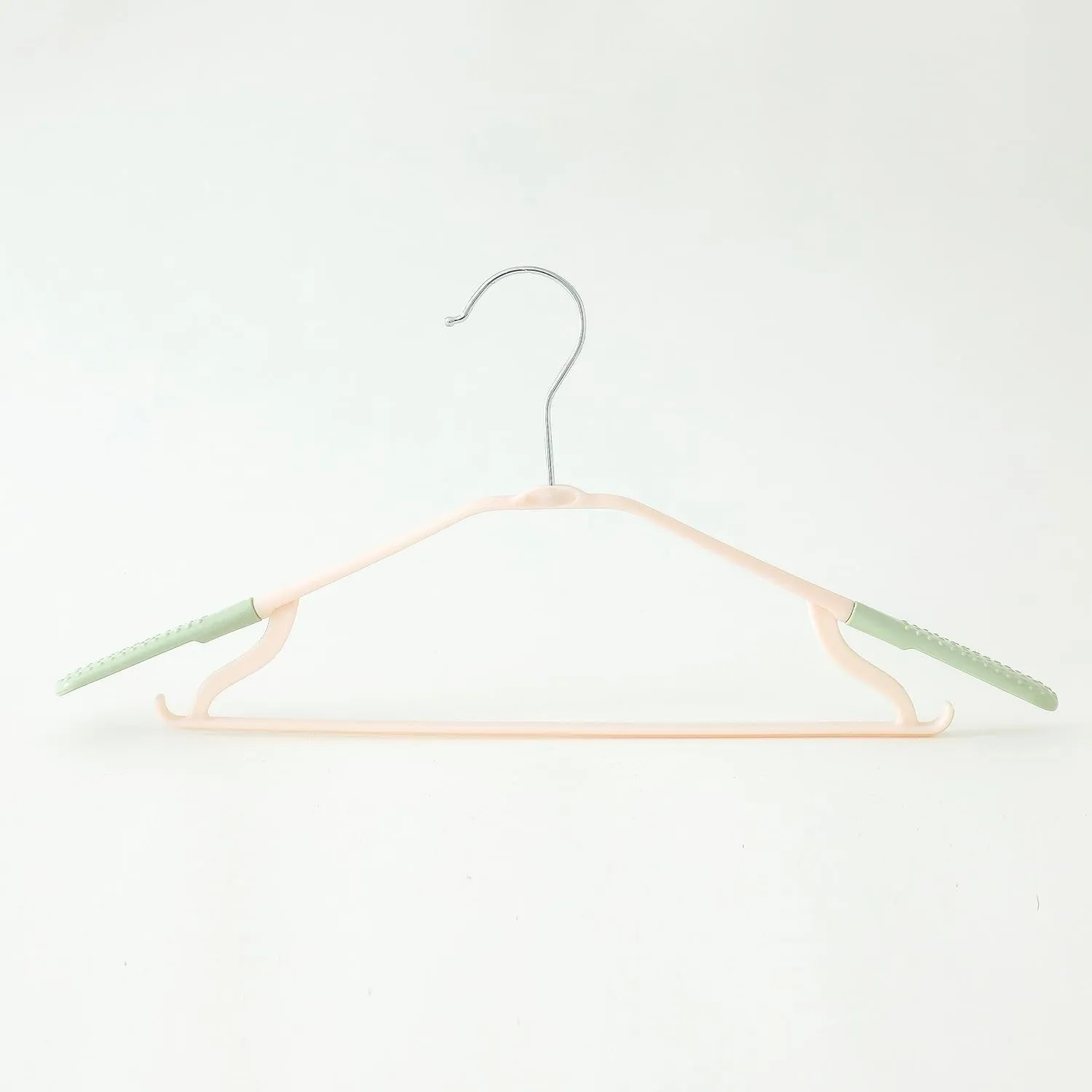 Kuber IndustriesPP Cloth Hanger Set of 20 with Zinc Plated Steel Hook (Green)