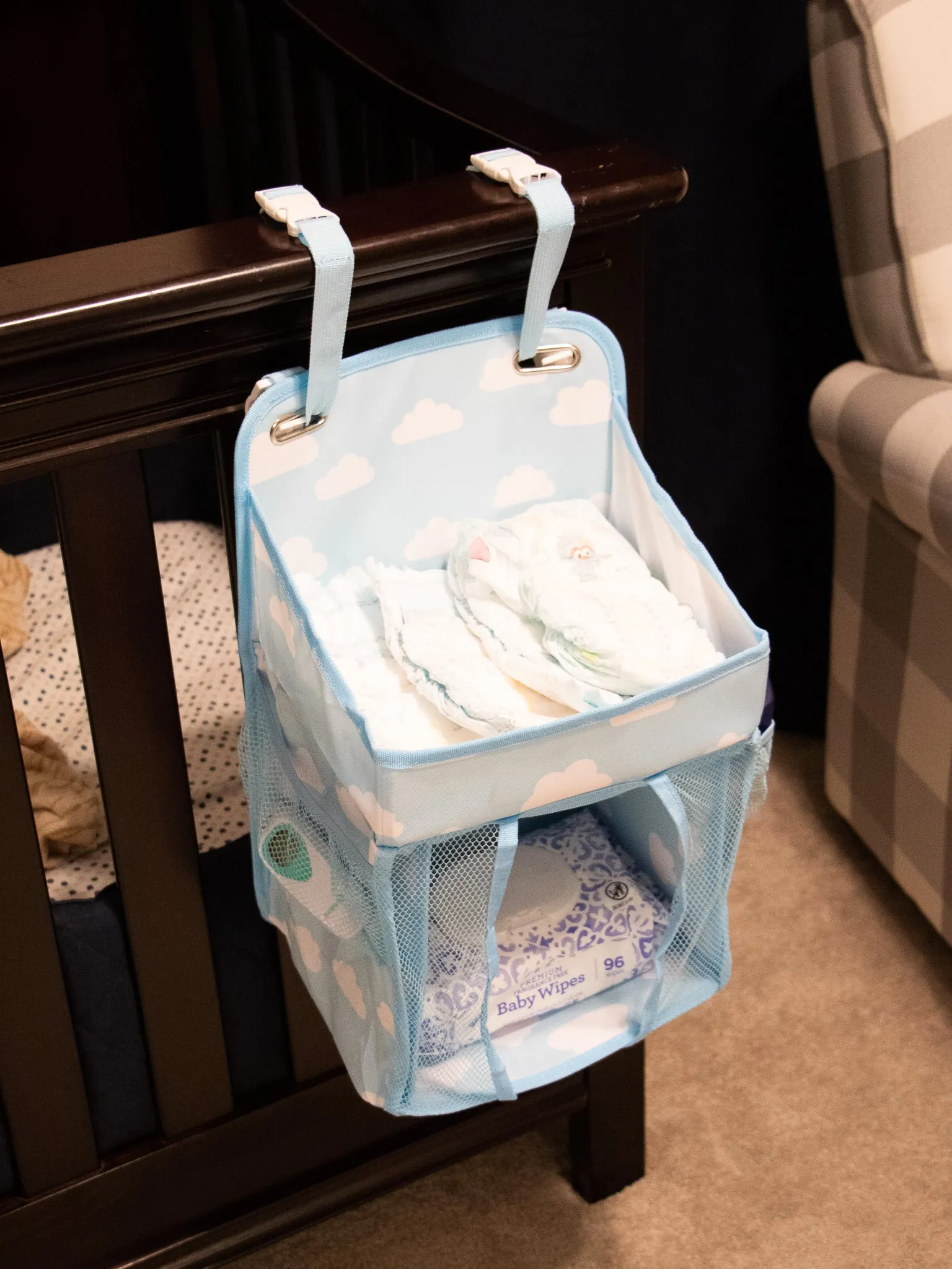 La Petit Nappy Stacker - Blue