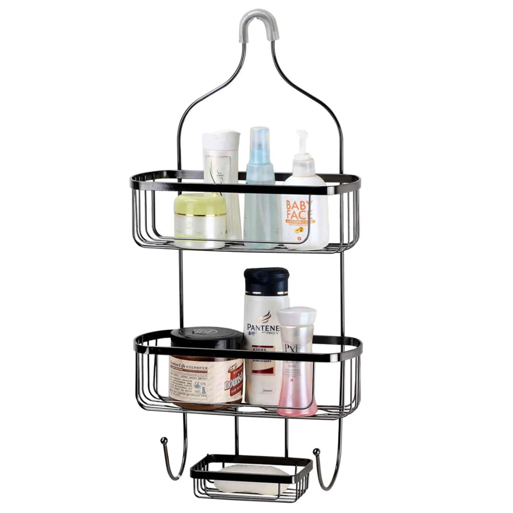 Large Shower Caddy, Black