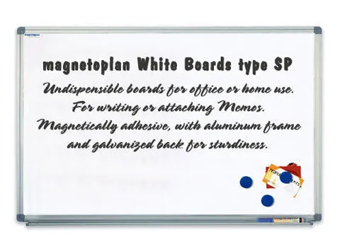 Magnetoplan Magnetic White Board (Size 45Cm X 60)