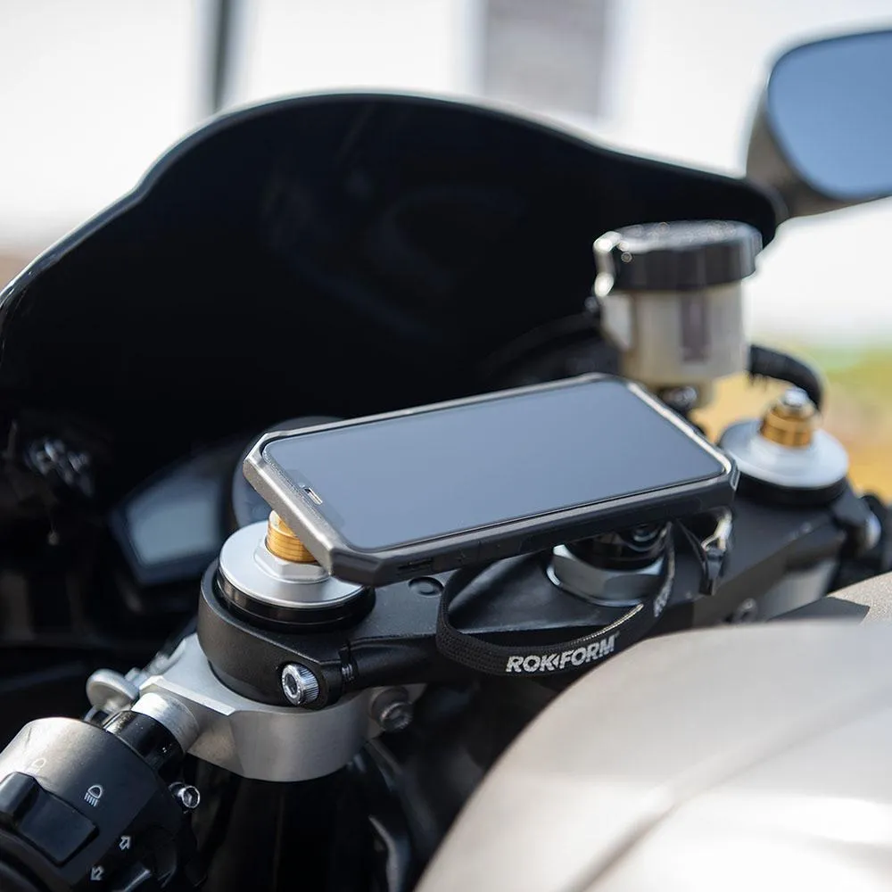 Motorcycle Stem Phone Mount