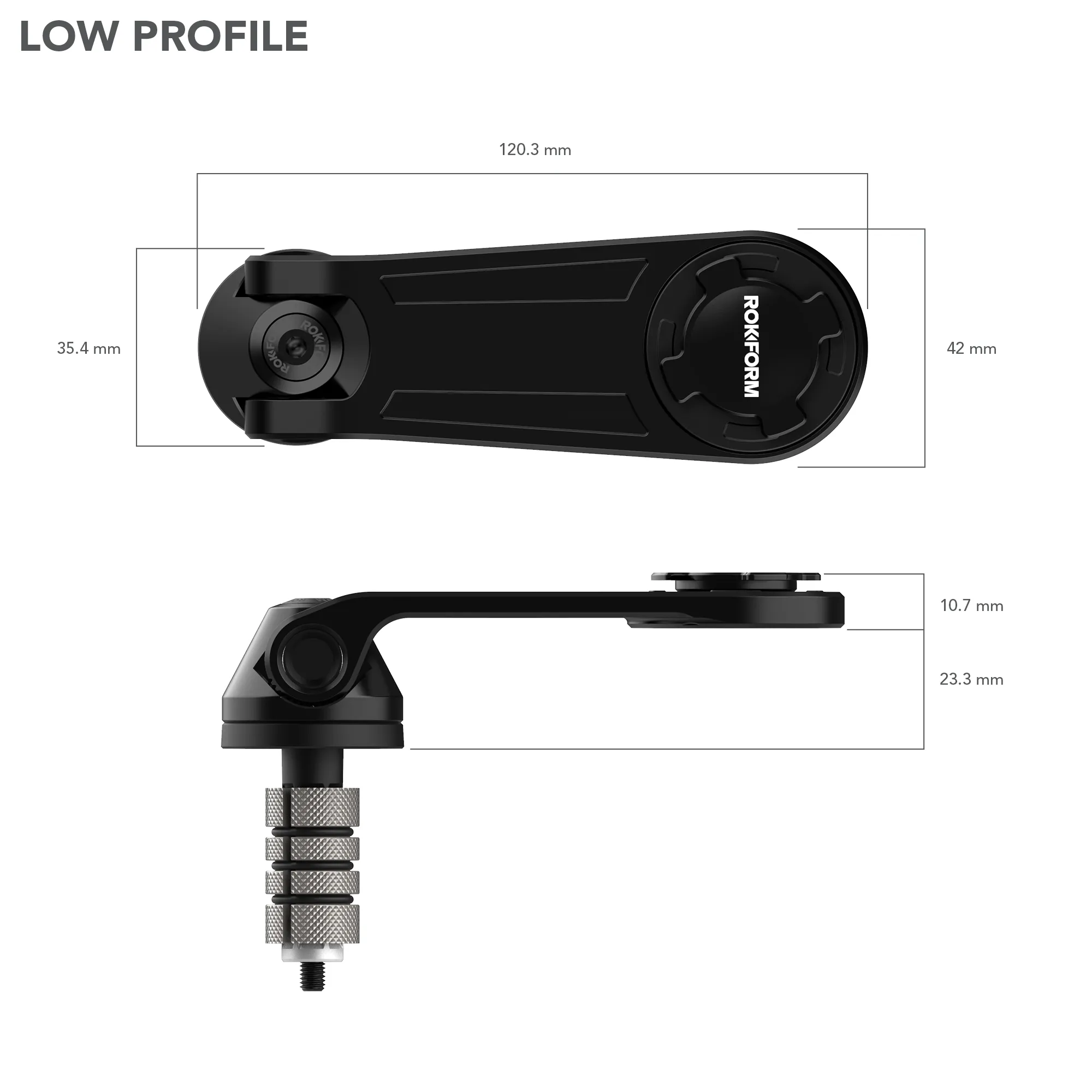 Motorcycle Stem Phone Mount