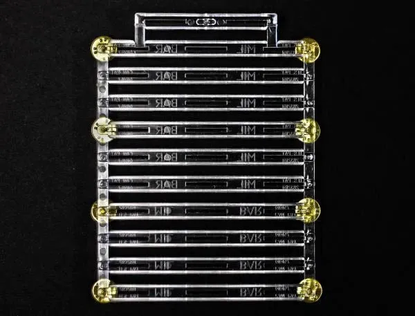 Multi 1-8th Space Plastic Ribbon Bar Holder