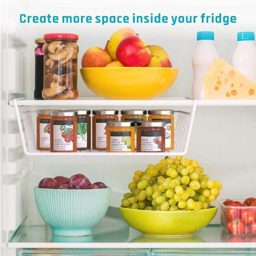 Multifunctional Under-Shelf Storage for High Cabinets