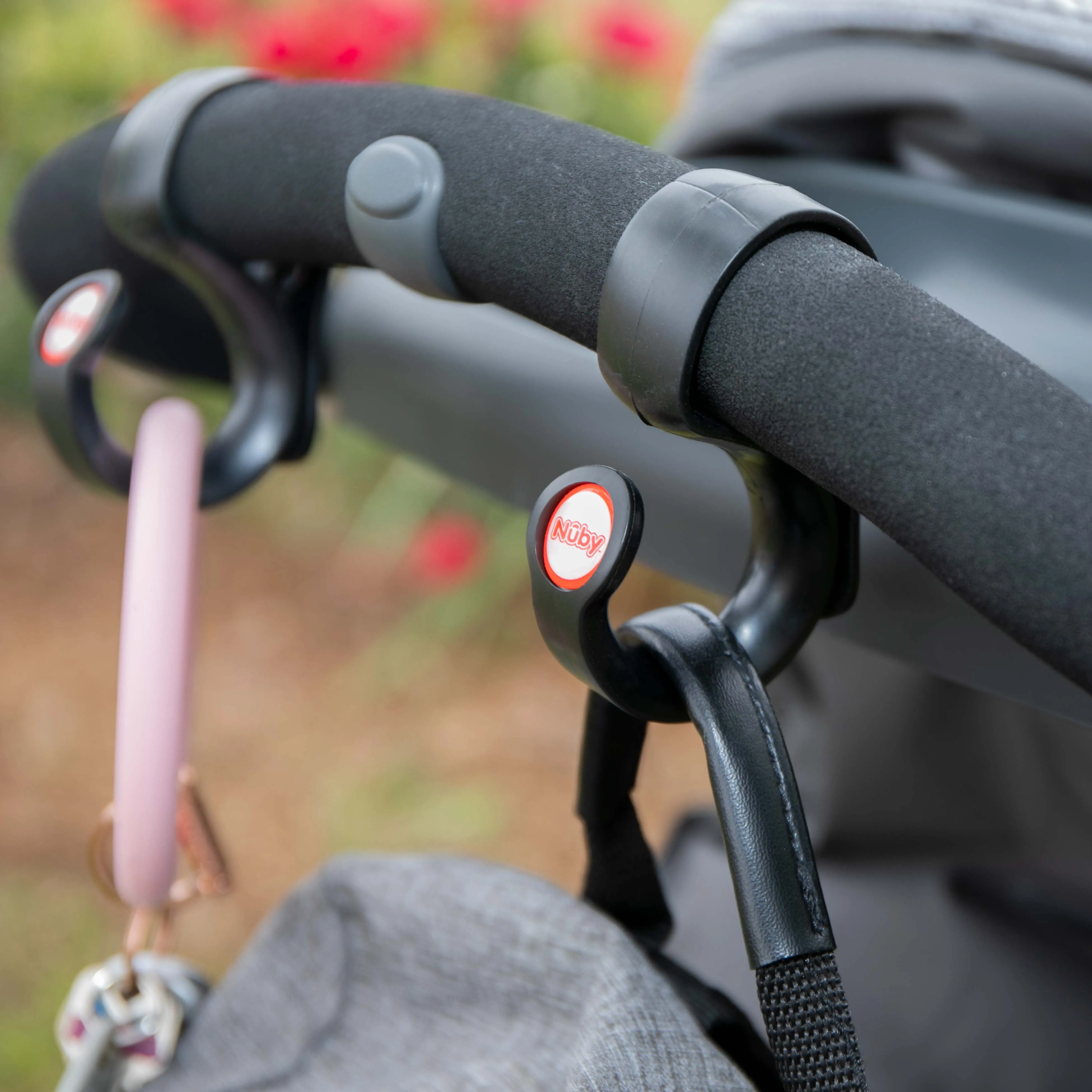 Non-Slip Stroller Hook (2 Pack) | Black