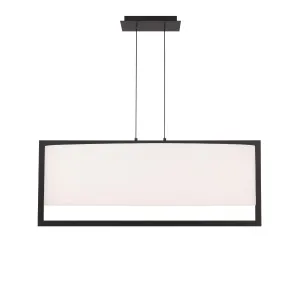 Park Avenue 30 in. LED Pendant Light Black finish