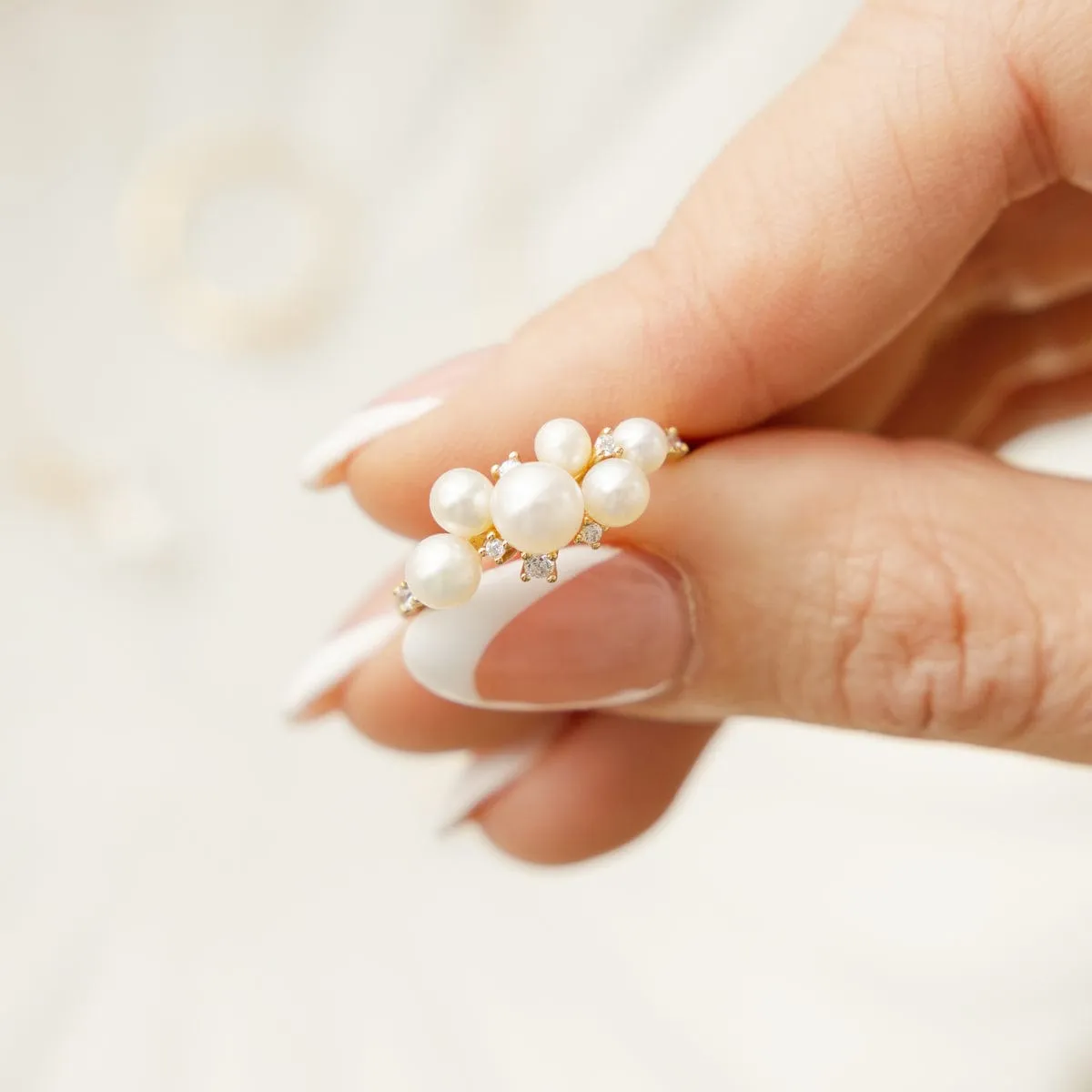 Pearl Bubble Ring | Final Sale