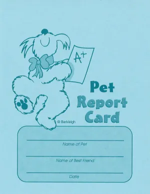 Pet Report Cards - Blue 50 count pack