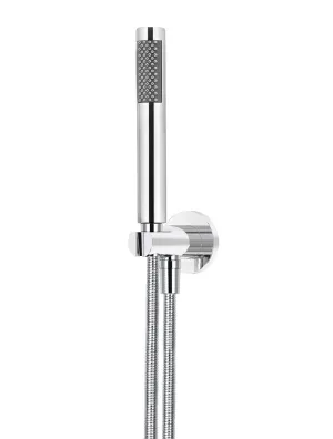 Round Hand Shower on Fixed Bracket - Chrome