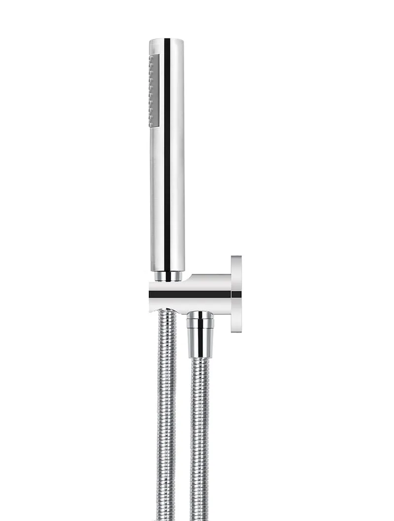 Round Hand Shower on Fixed Bracket - Chrome