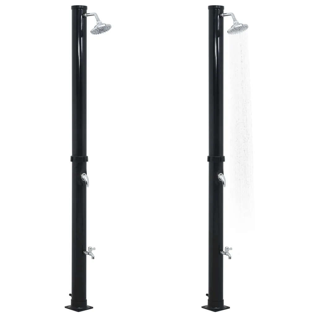 Solar Shower Black 220 cm 20 L