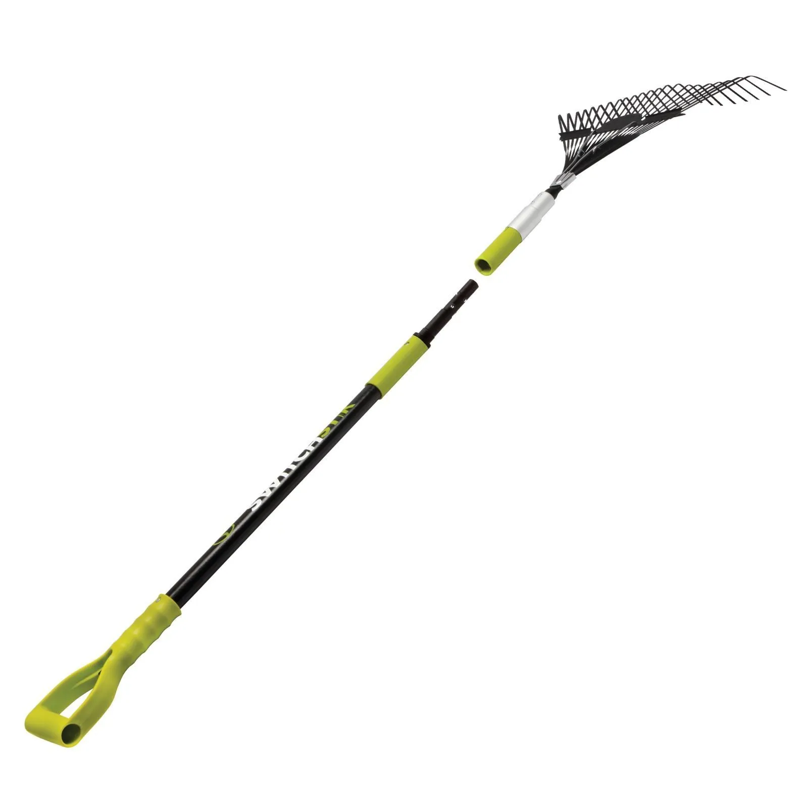 Sun Joe SJ-HS099-SJG SwitchStik 2-in-1 Tool System | Shovel | Leaf Rake