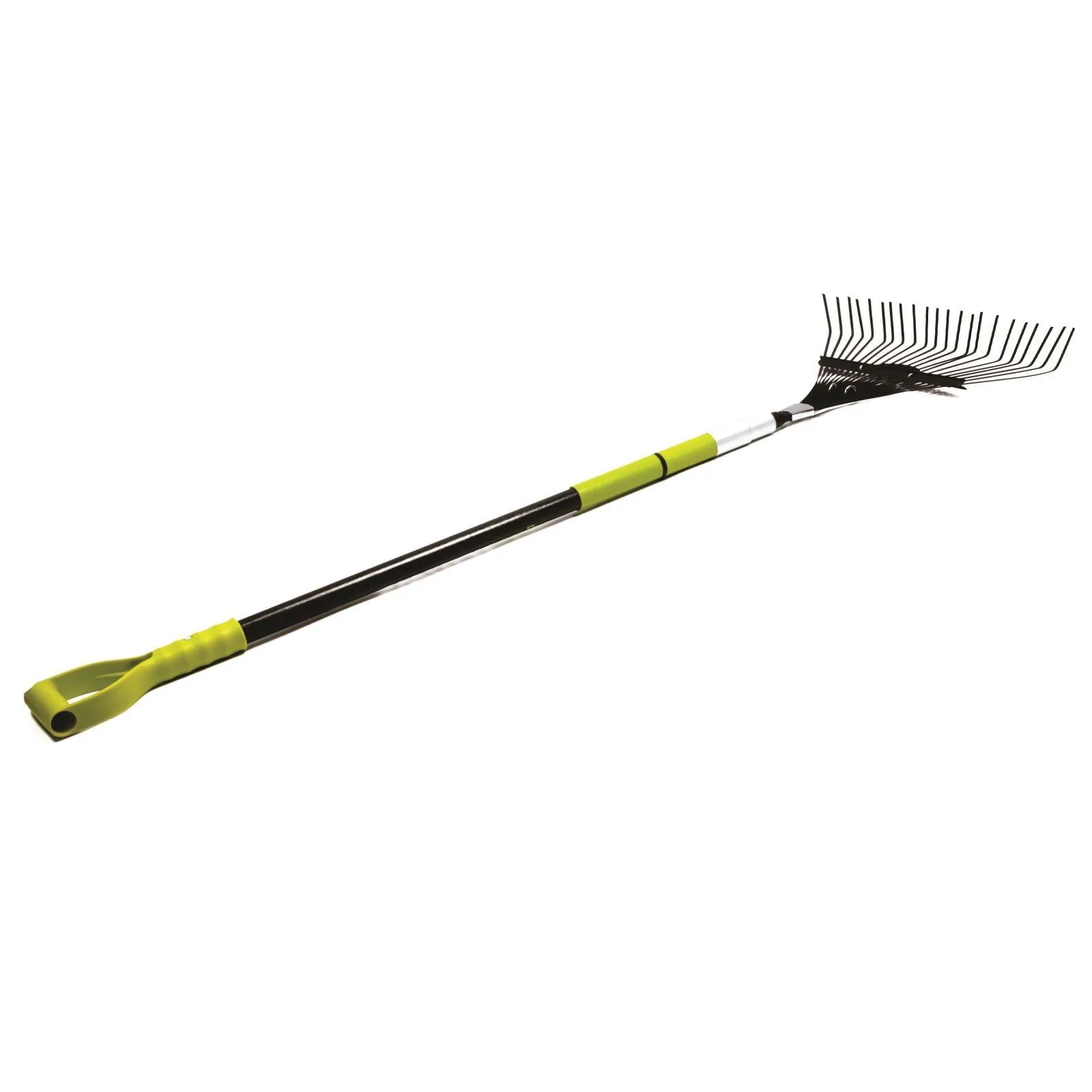 Sun Joe SJ-HS101 SwitchStik 4-in-1 Tool System | Shovel | Broom | Leaf/Garden Rake